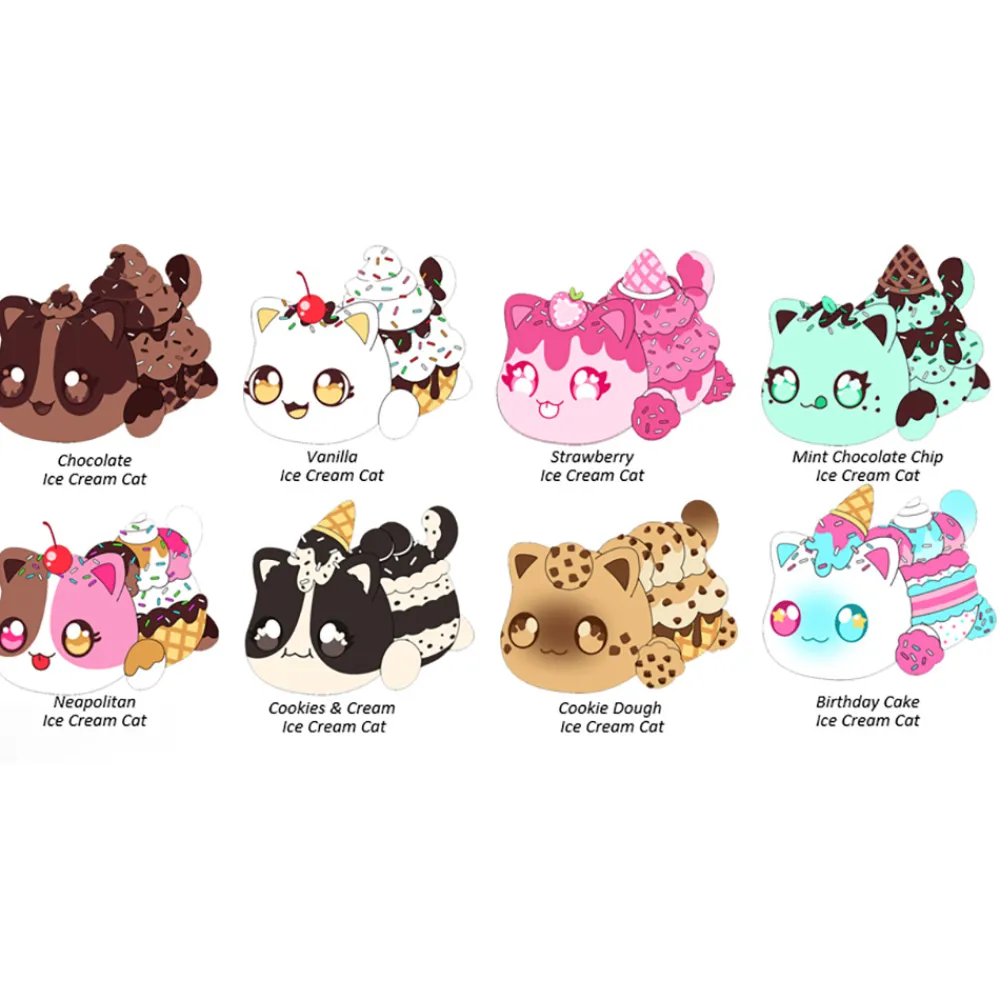 Aphmau Fidgets Og Småleker>Mystery Plush 15 cm Ice Cream