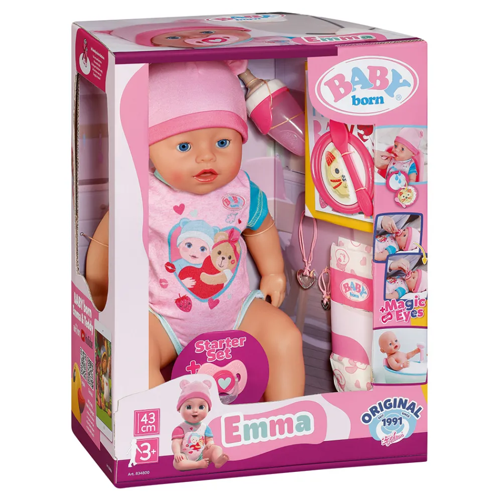 Baby Born Babydukker>- Dukke Emma 43cm