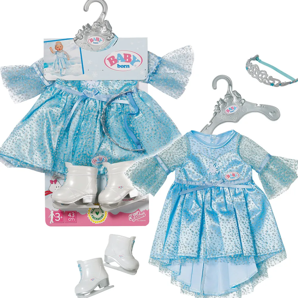 Baby Born Dukketilbehør>- Dukkeklær Princess On Ice 43cm