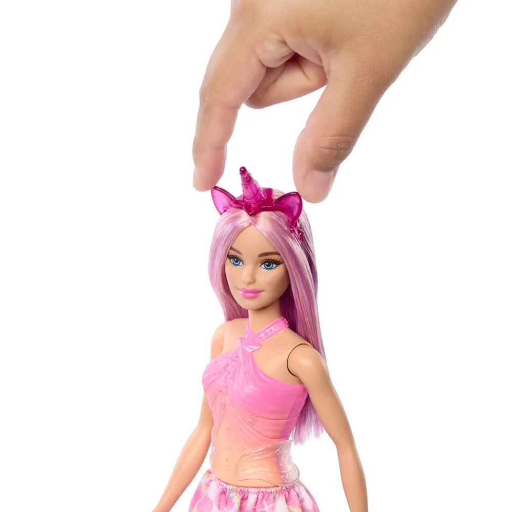 Barbie Smådukker>Core Unicorn Doll with pink hair