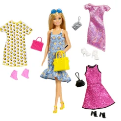 Barbie Smådukker>Doll & Party Fashions