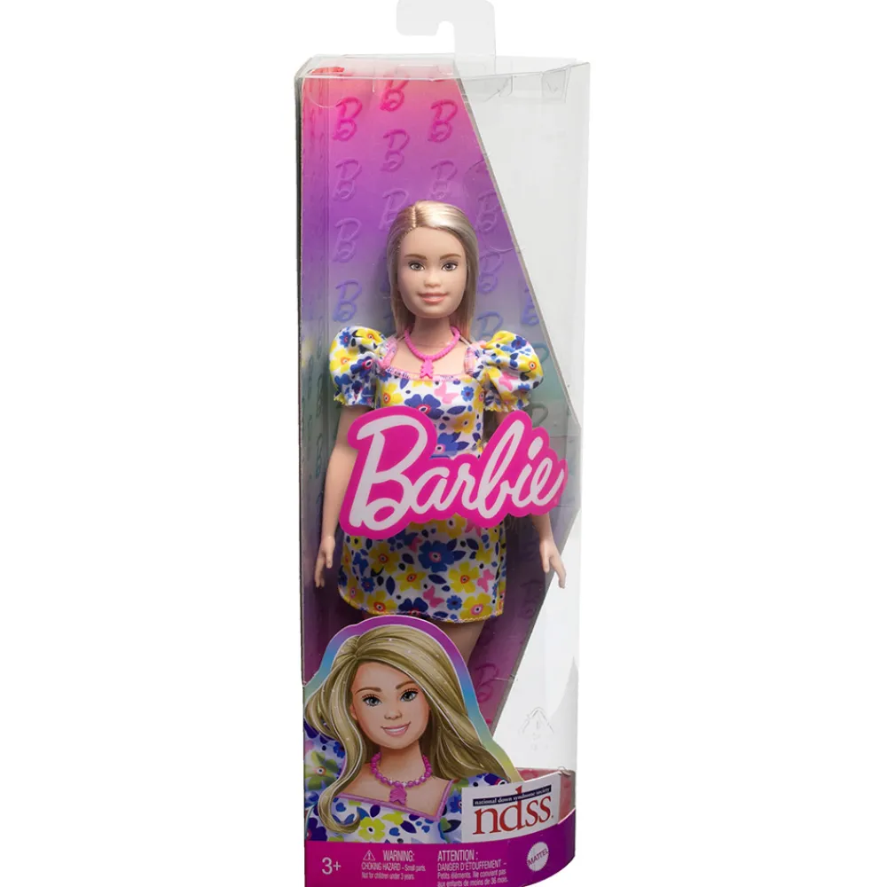 Barbie Smådukker>Fashionista Doll Yellow Blue Floral (DS)