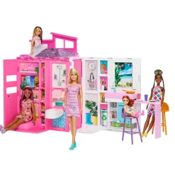 Barbie Smådukker>Getaway House Doll and Playset