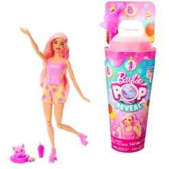 Barbie Smådukker>Pop Reveal Juicy Fruits Strawberry Lemonade