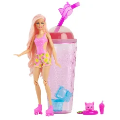 Barbie Smådukker>Pop Reveal Juicy Fruits Strawberry Lemonade