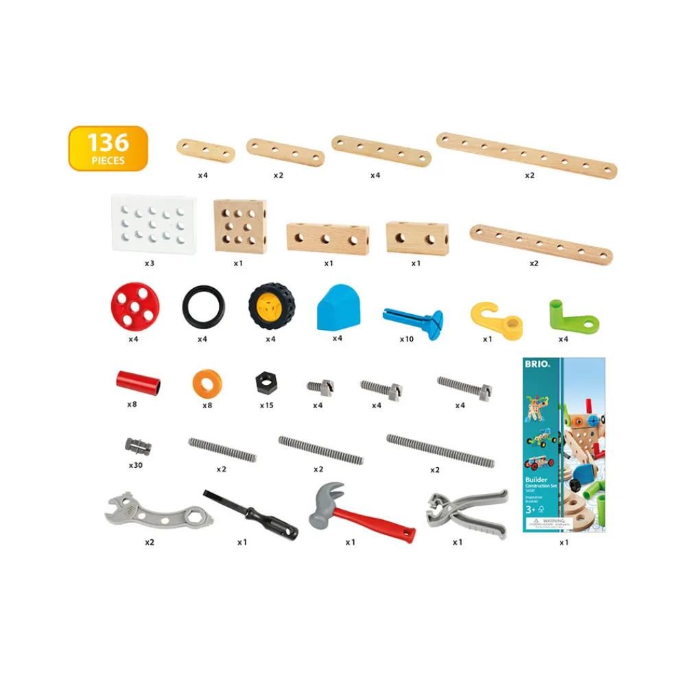 Brio Vitenskap Og Byggesett>® BS Byggesett 136 deler