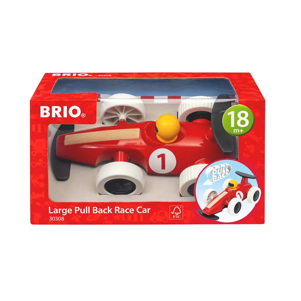 Brio Lekebiler>Large Pull Back Race Car