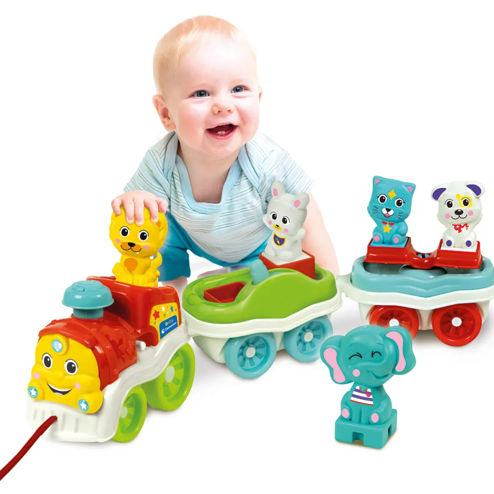 Clementoni Tog Og Togbane | Første Kjøretøy>Animal Train 3 in 1