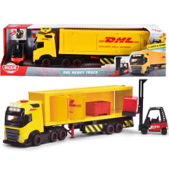 Dickie Toys Lastebil, Gravemaskin Og Traktor>DHL Lastebil