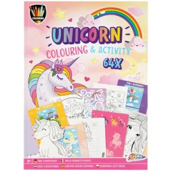 Grafix Bøker | Male- Og Aktivitetsbøker>Farge- og aktivitetsbok Unicorn