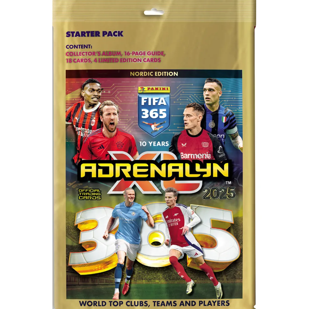 Panini Samlekort Og Spillkort>FIFA 365 Adrenalyn XL 2025 Starter Pack
