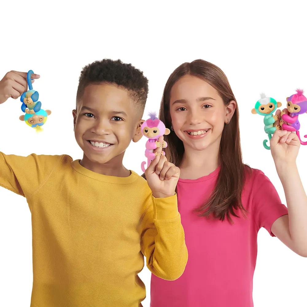 Fingerlings Fidgets Og Småleker | Interaktive Kosedyr>2.0 Basic Monkey Teal - Ava