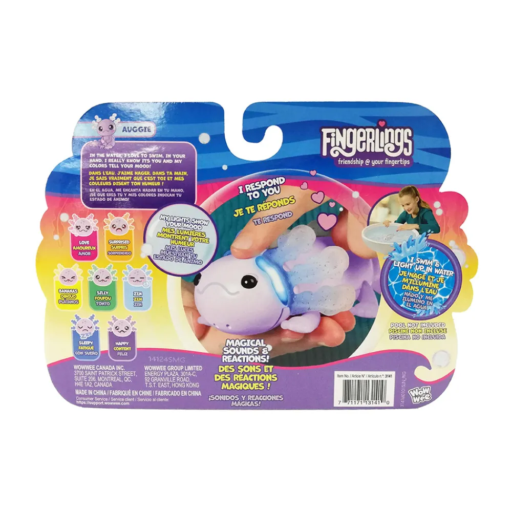 Fingerlings Vann- Og Badeleker | Fidgets Og Småleker>Axolotl Auggie Lilla