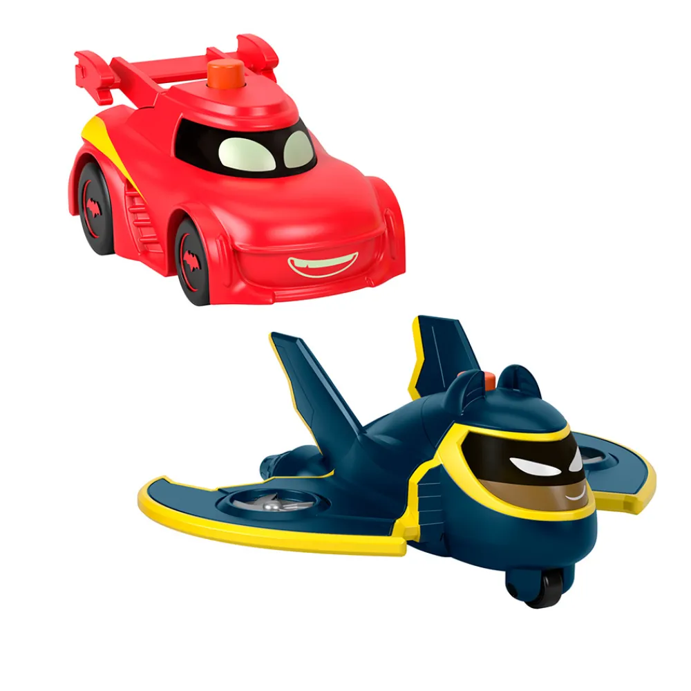 Fisher-Price Lekebiler | Dc>Batwheels 1:55 Light-Up Redbird & Batwing