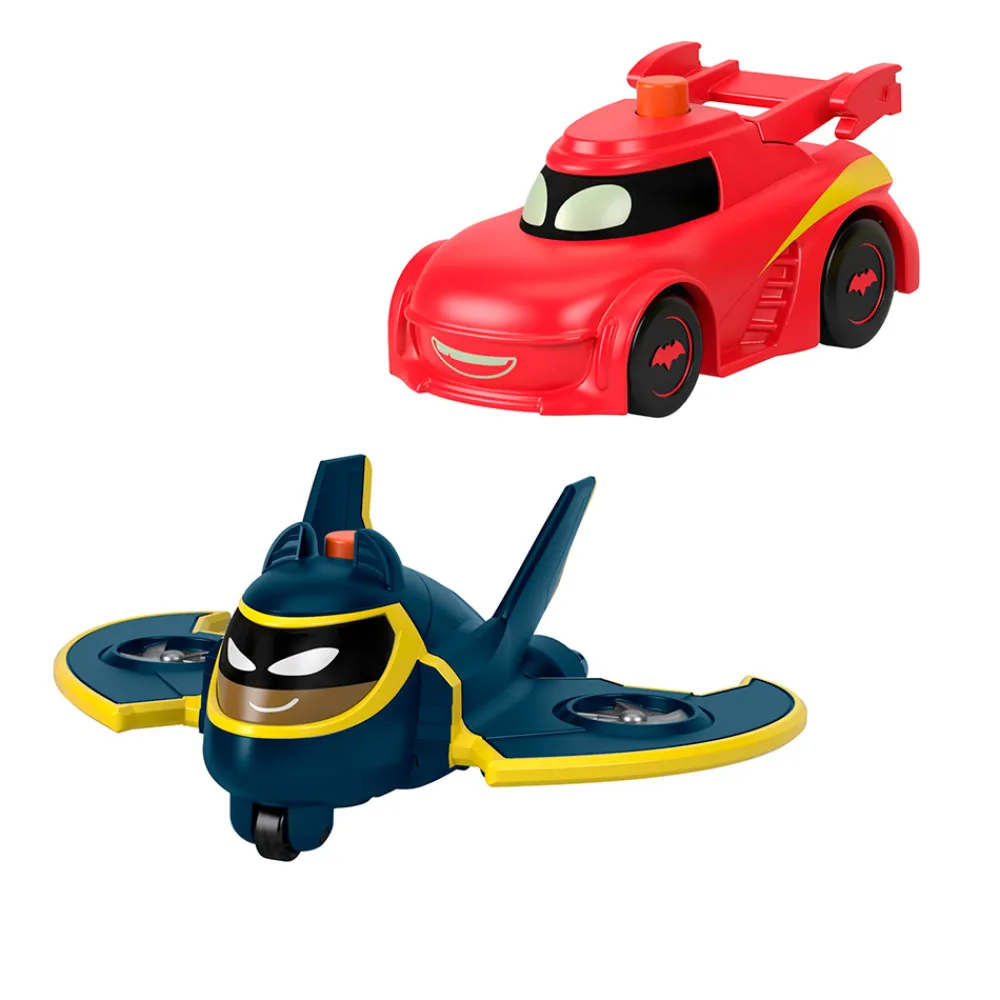 Fisher-Price Lekebiler | Dc>Batwheels 1:55 Light-Up Redbird & Batwing