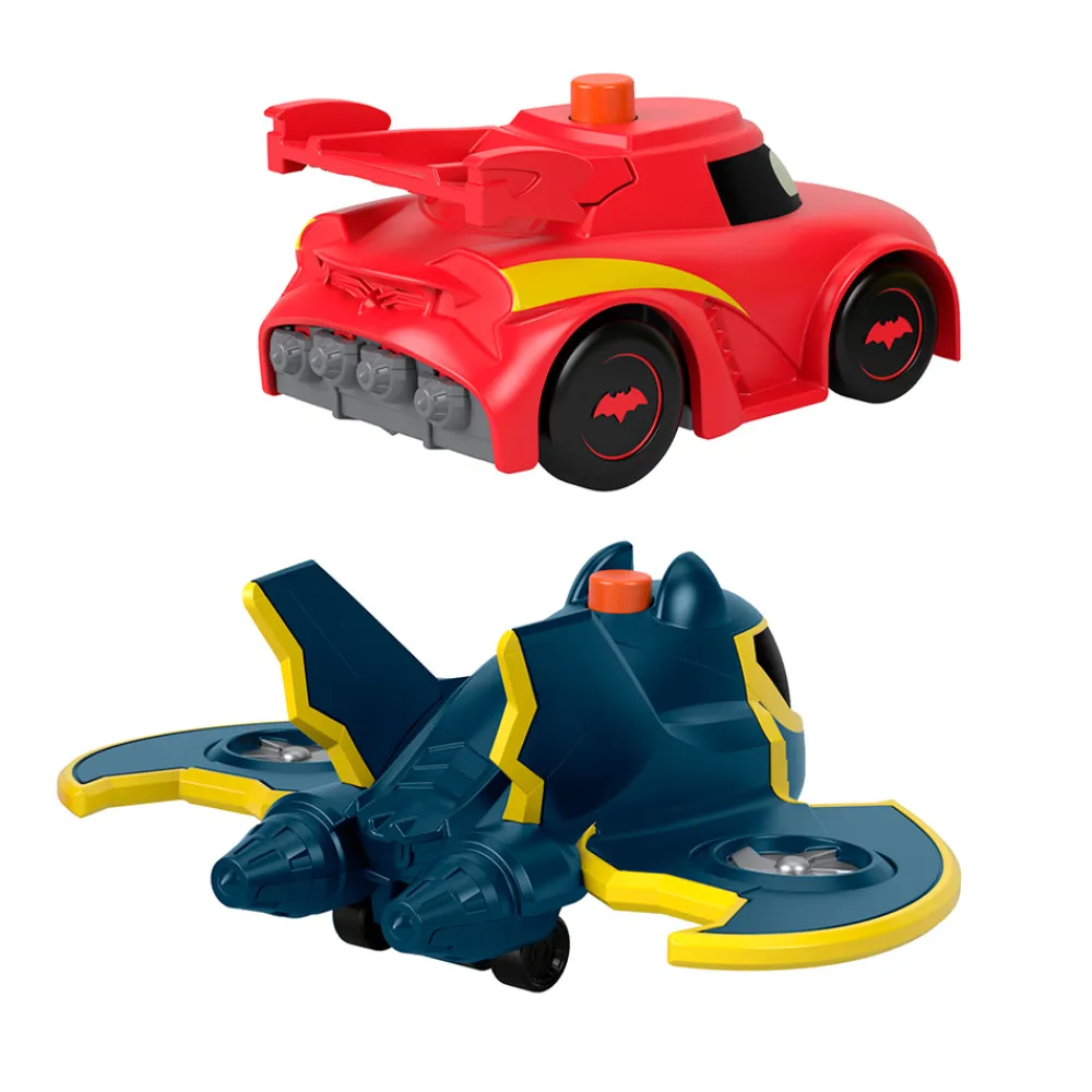 Fisher-Price Lekebiler | Dc>Batwheels 1:55 Light-Up Redbird & Batwing