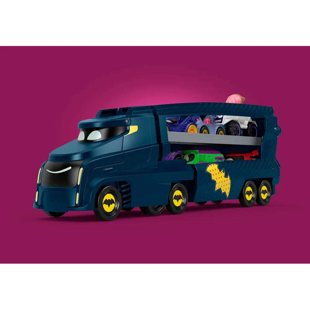 Fisher-Price Lastebil, Gravemaskin Og Traktor | Lekebiler>Batwheels Bat Big Rig Hauler