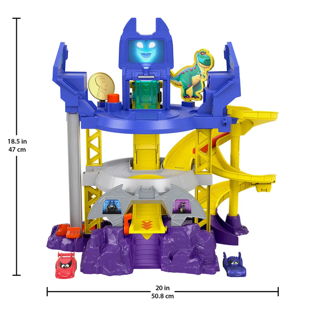 Fisher-Price Radiostyrt Bil Og Baner | Dc>Batwheels Launch & Race Batcave