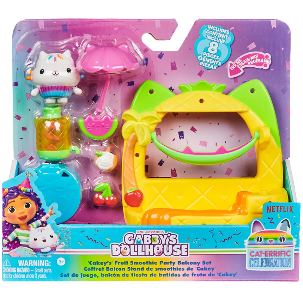 Gabby's Dollhouse Gabby's Dukkehus>Balcony Set - Cakey