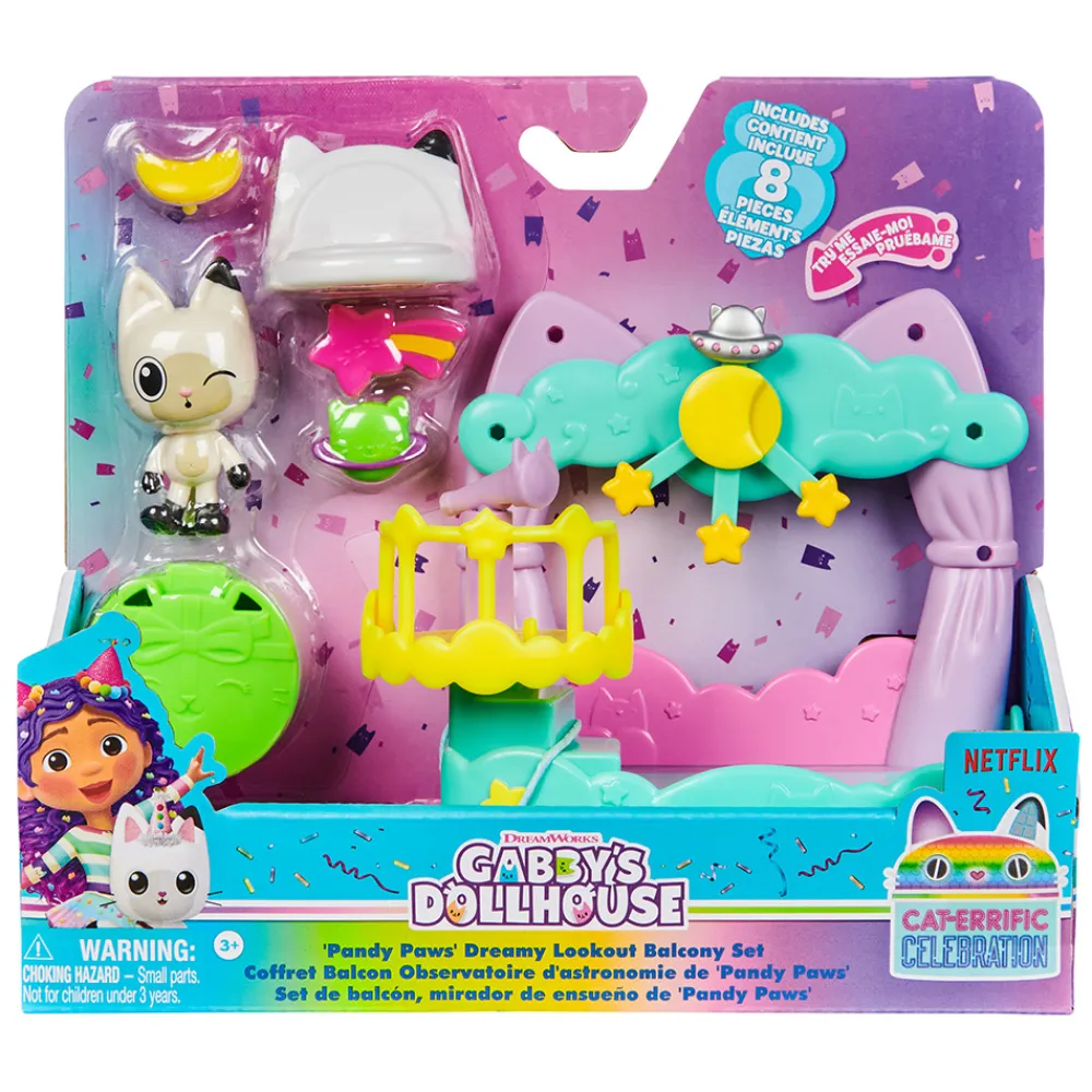 Gabby's Dollhouse Gabby's Dukkehus>Balcony Set - Pandy