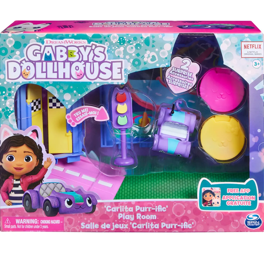 Gabby's Dollhouse Gabby's Dukkehus>Deluxe Room - Carlita Purr-ific Playroom