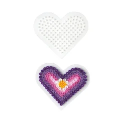 Hama Perler Og Perlesett>Midi perleplate - Lite hjerte