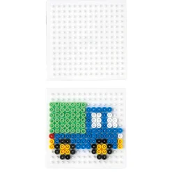Hama Perler Og Perlesett>Midi perleplate - Liten firkant