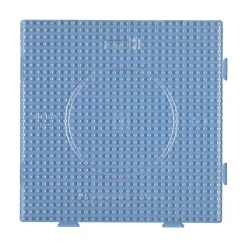Hama Perler Og Perlesett>Midi perleplate - Stor firkant transparent