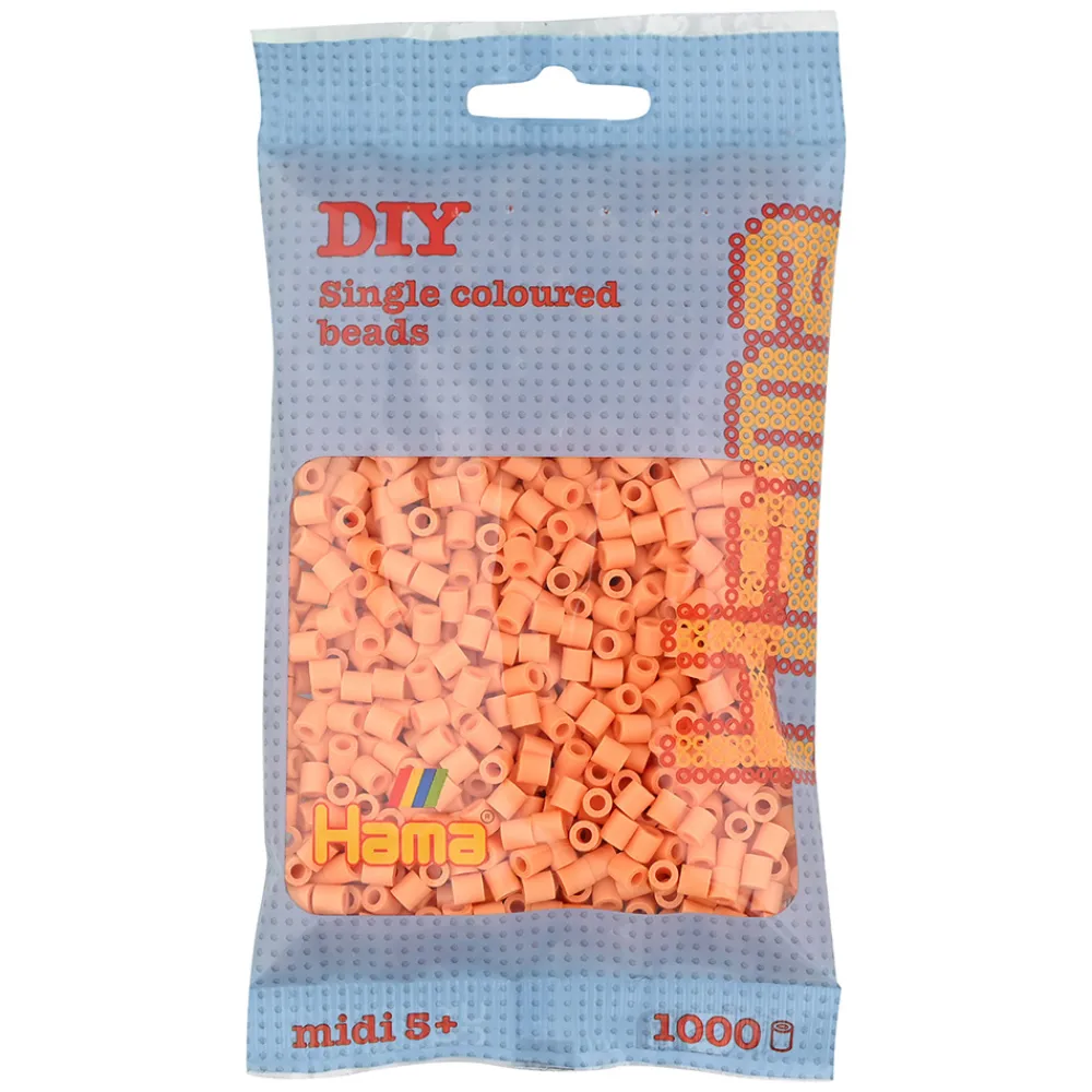 Hama Perler Og Perlesett>Midi perler 1000 stk. Lys aprikos