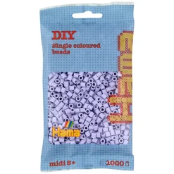 Hama Perler Og Perlesett>Midi perler 1000 stk. Lys lavendel