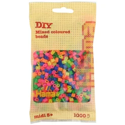 Hama Perler Og Perlesett>Midi perler 1000 stk. Mix 51