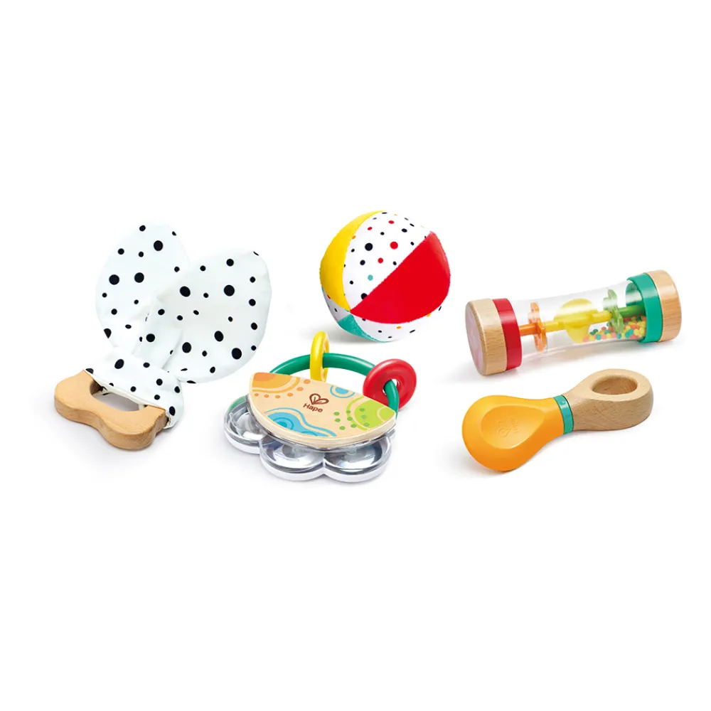 Hape Aktivitetsleker>5 In 1 Baby Sensory Set