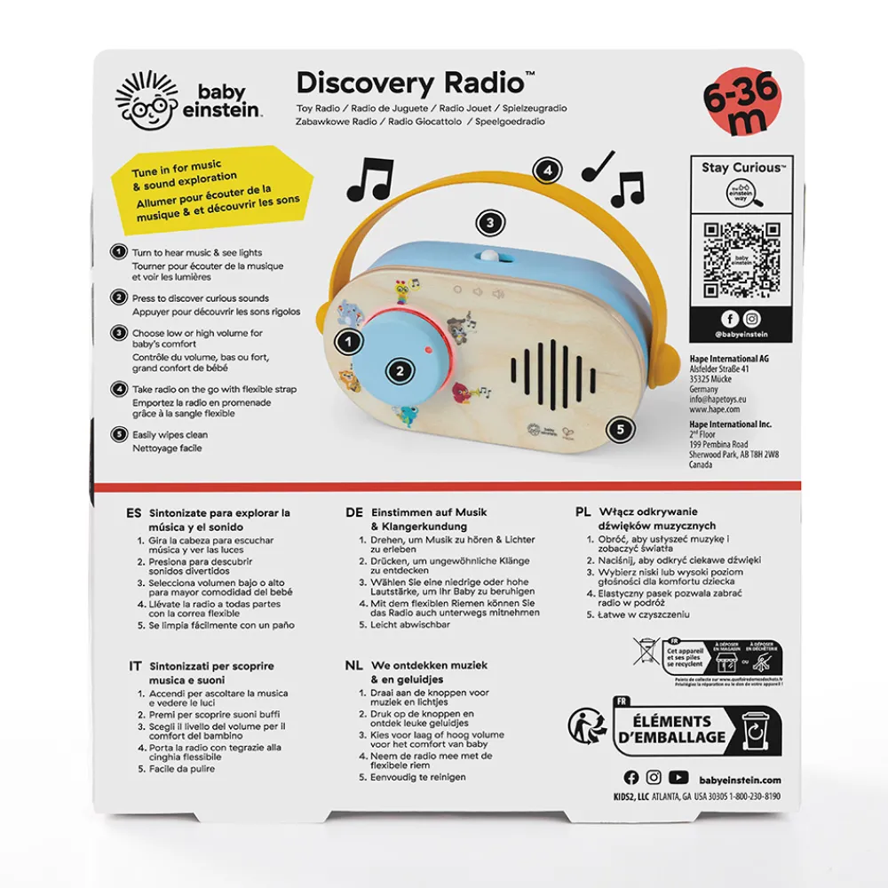 Hape Aktivitetsleker>Baby Einstein Learning Radio