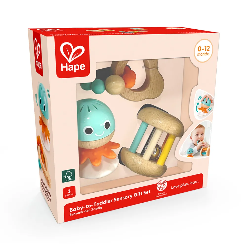 Hape Rangler | Aktivitetsleker>Baby-to-Toddler Sensory Gift Set