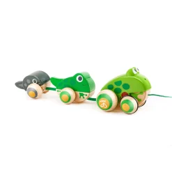 Hape Gå- Og Trekkeleker>Pull Along Frog Family