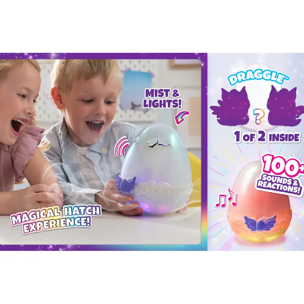 Hatchimals Alive Fidgets Og Småleker | Interaktive Kosedyr>Mystery Hatch Draggle