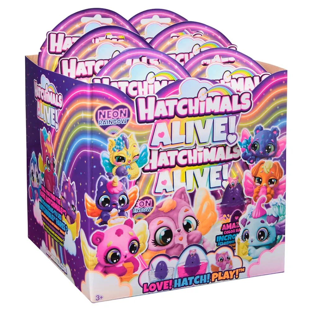 Hatchimals Alive Fidgets Og Småleker>Neon Rainbow 1-pk
