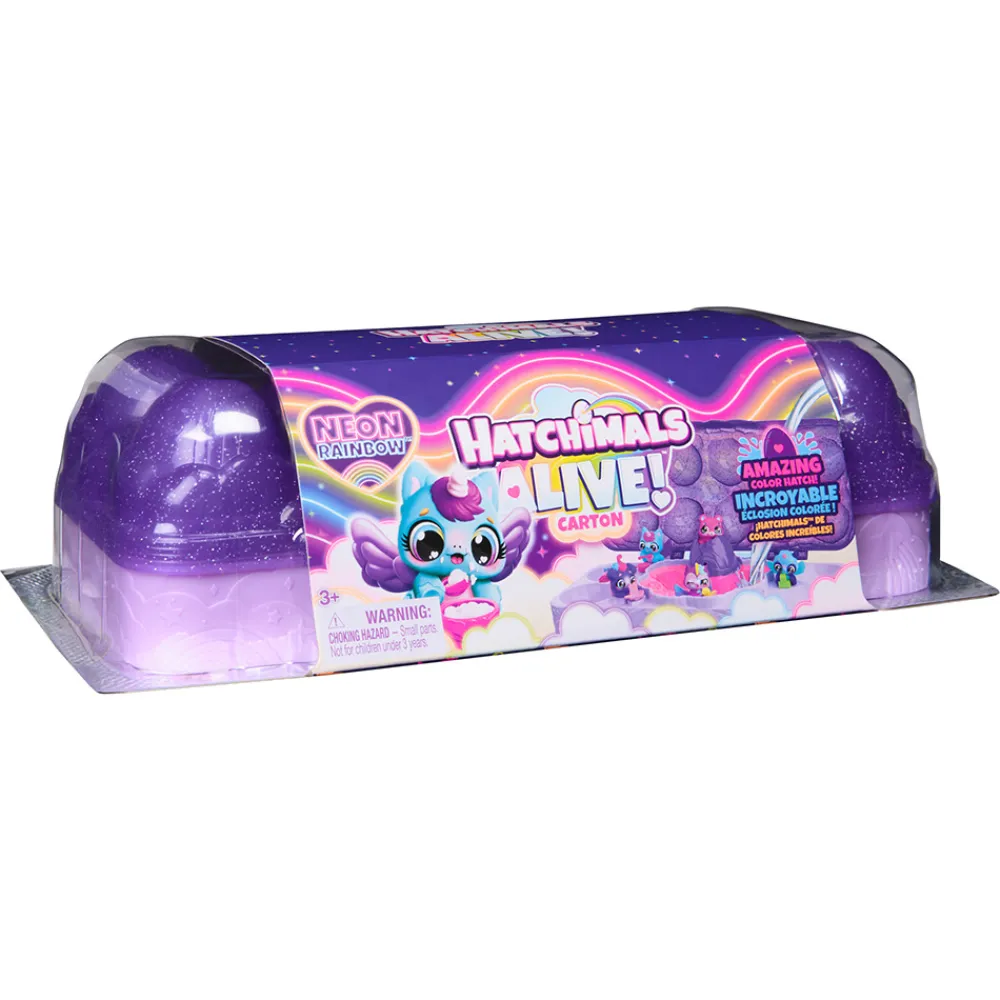 Hatchimals Alive Fidgets Og Småleker>Neon Rainbow Carton
