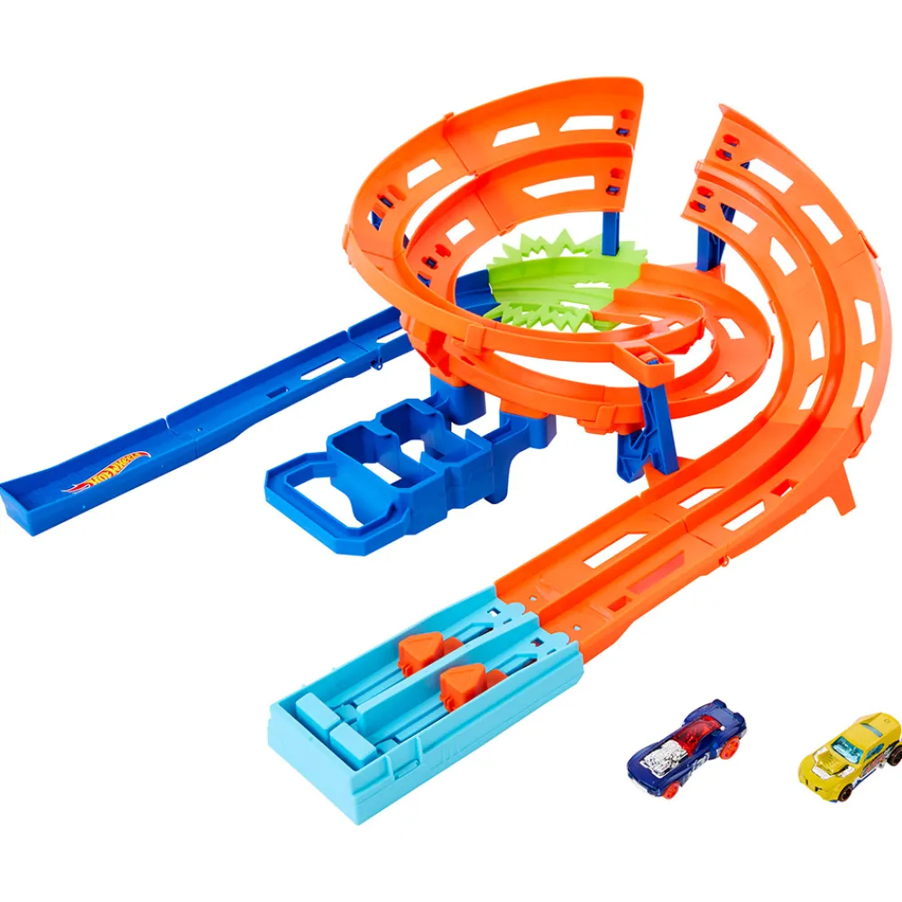 Hot Wheels Radiostyrt Bil Og Baner | Lekebiler>Action Whip Around Raceway