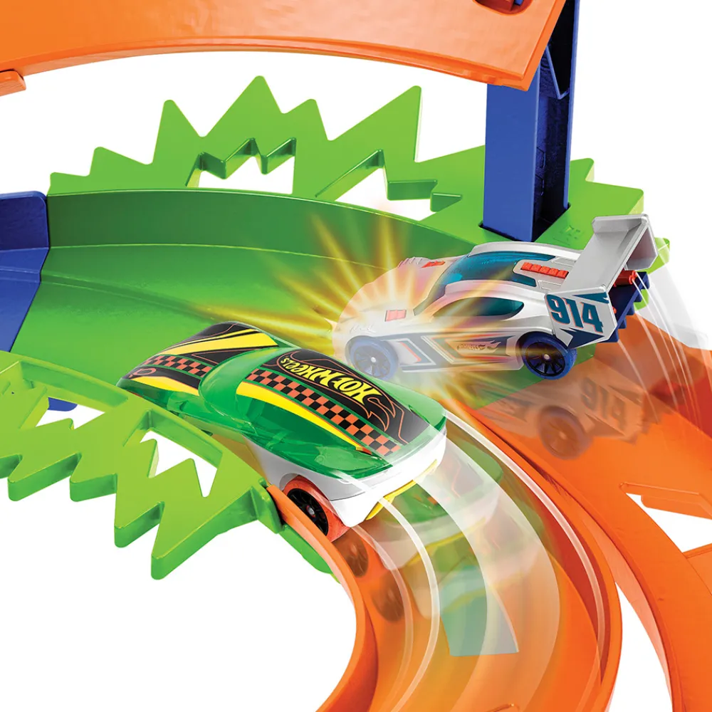 Hot Wheels Radiostyrt Bil Og Baner | Lekebiler>Action Whip Around Raceway