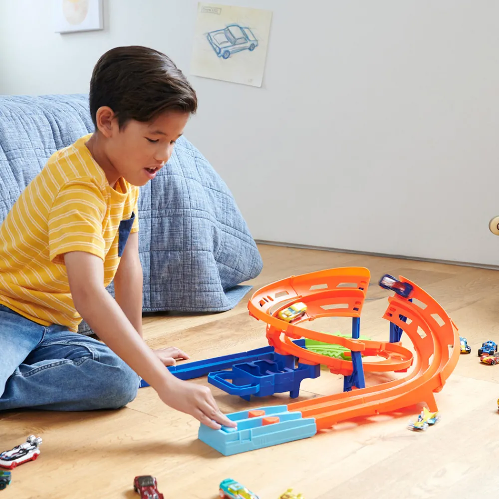 Hot Wheels Radiostyrt Bil Og Baner | Lekebiler>Action Whip Around Raceway