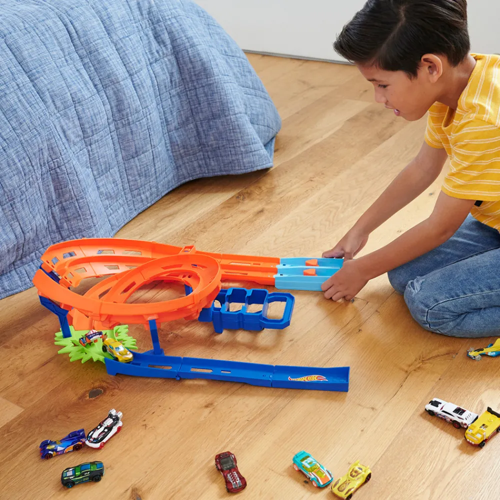 Hot Wheels Radiostyrt Bil Og Baner | Lekebiler>Action Whip Around Raceway