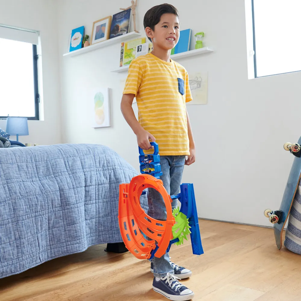 Hot Wheels Radiostyrt Bil Og Baner | Lekebiler>Action Whip Around Raceway