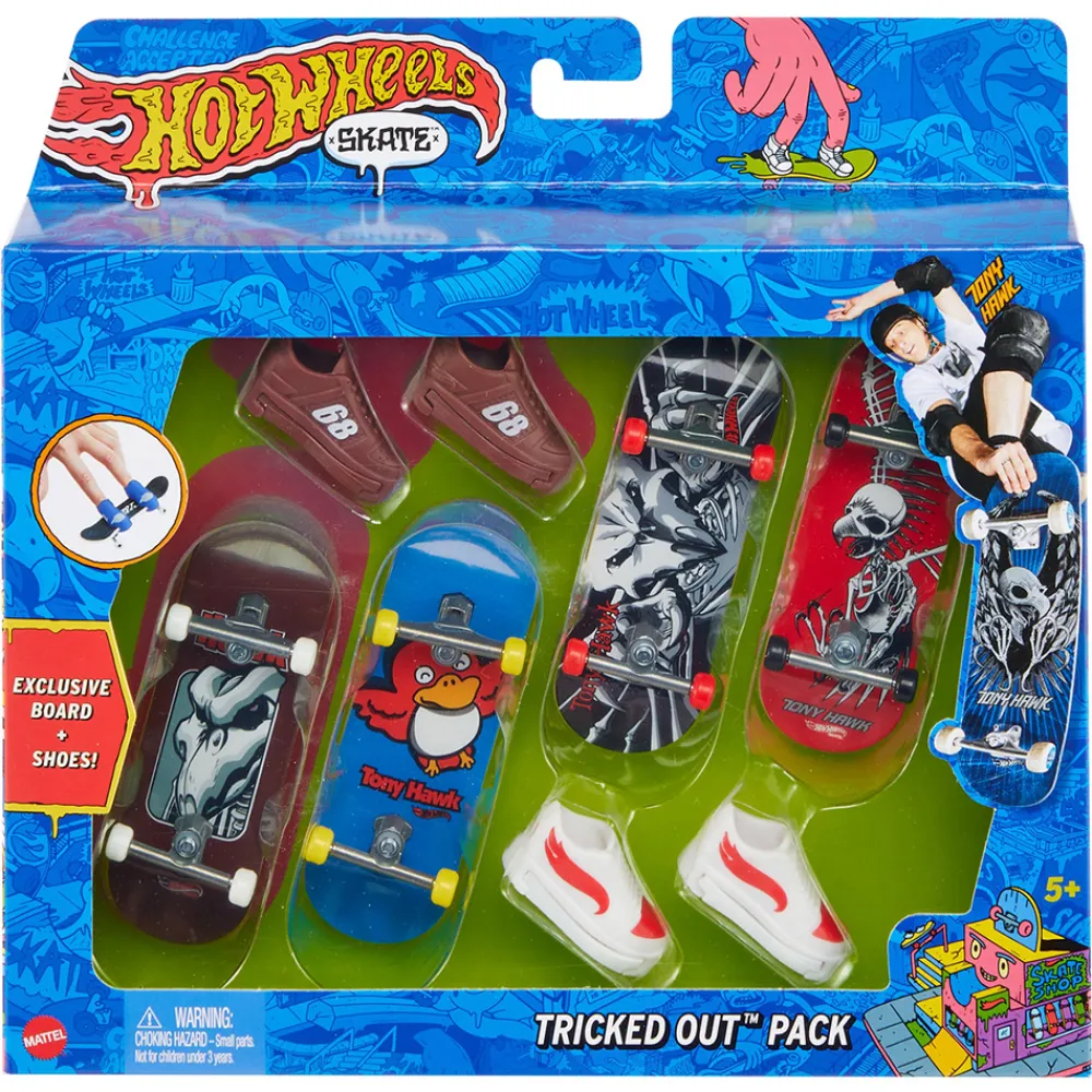 Hot Wheels Fidgets Og Småleker>Skate 4 pk