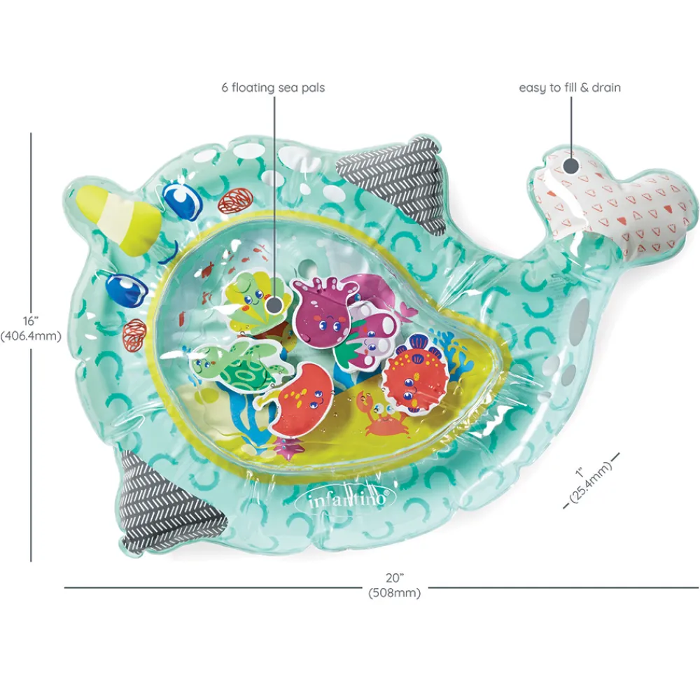 Infantino Aktivitetsleker>- Lekematte m/vann 71x48cm