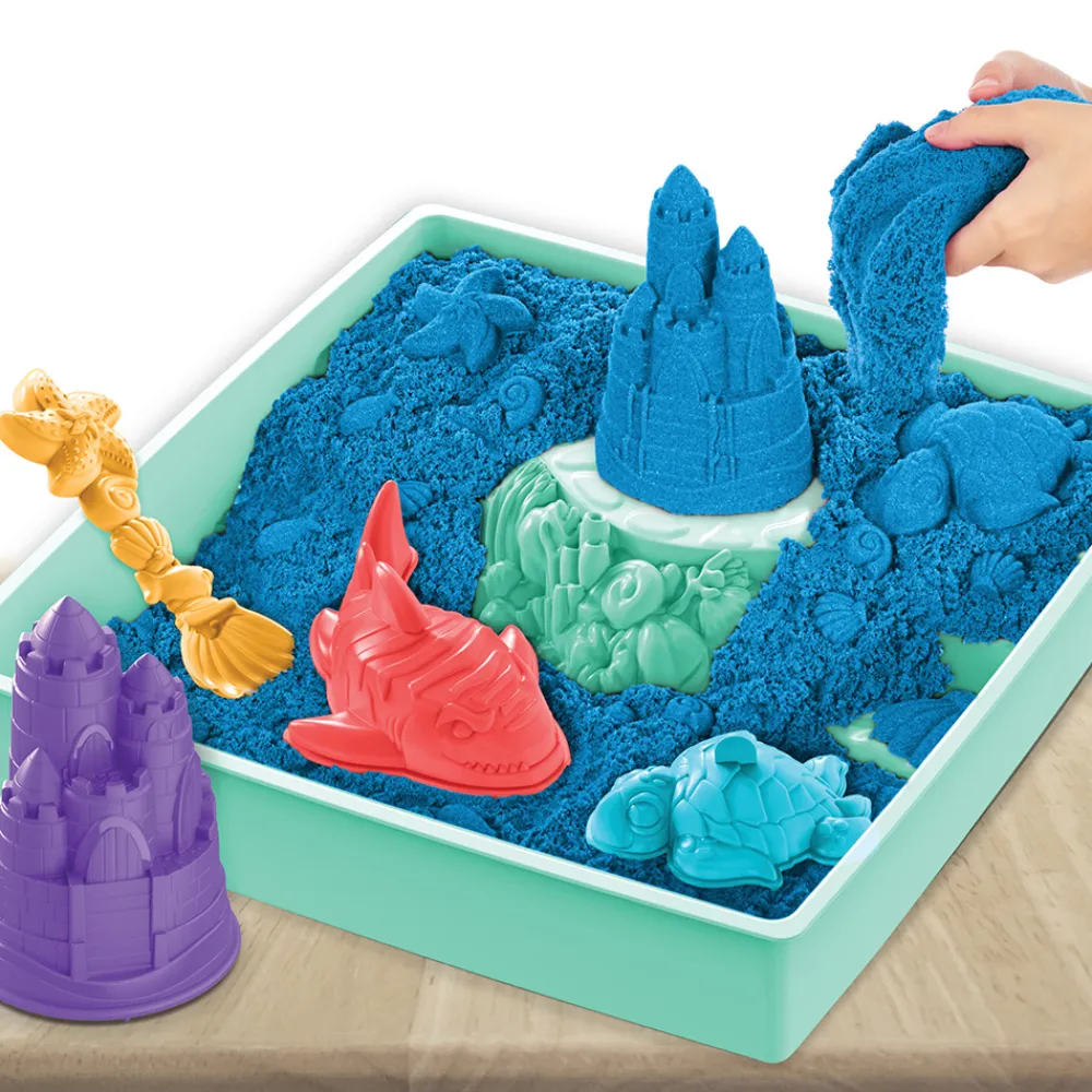 Kinetic Sand Diy Og Hobby>Sandbox Set - Blå