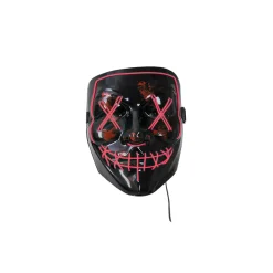 RINGO Tilbehør Og Dekor | Kostymer>LED skrekkmaske rød