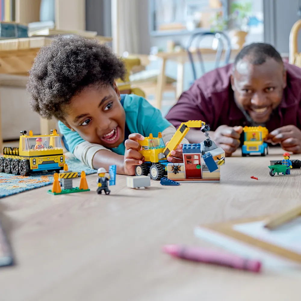 LEGO Lego City>60391 Anleggsmaskiner og kran med rivningskule