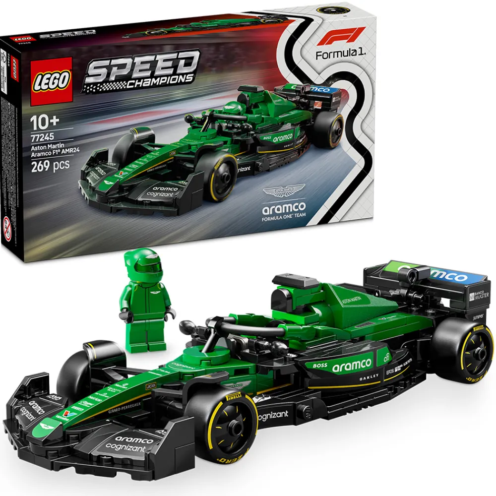 LEGO Lekebiler | Lego Speed Champions>77245 Aston Martin Aramco F1® AMR24-racerbil