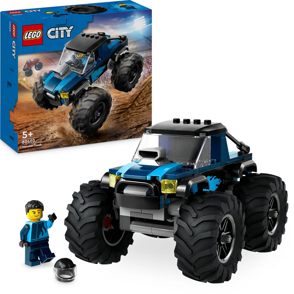 LEGO Lekebiler | Lego City>60402 Blå monstertruck